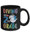 Diving Into 2nd Grade Back To School Shark Mug Coffee Mug | Teecentury.com