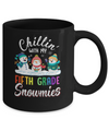 Chillin' With Fifth Grade Snowmies Christmas Teacher Gifts Mug Coffee Mug | Teecentury.com