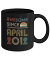 Awesome Since April 2012 Vintage 10th Birthday Gifts Mug Coffee Mug | Teecentury.com