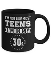 Vintage I'm Not Like Most Teens I'm In My 30s Birthday Mug Coffee Mug | Teecentury.com