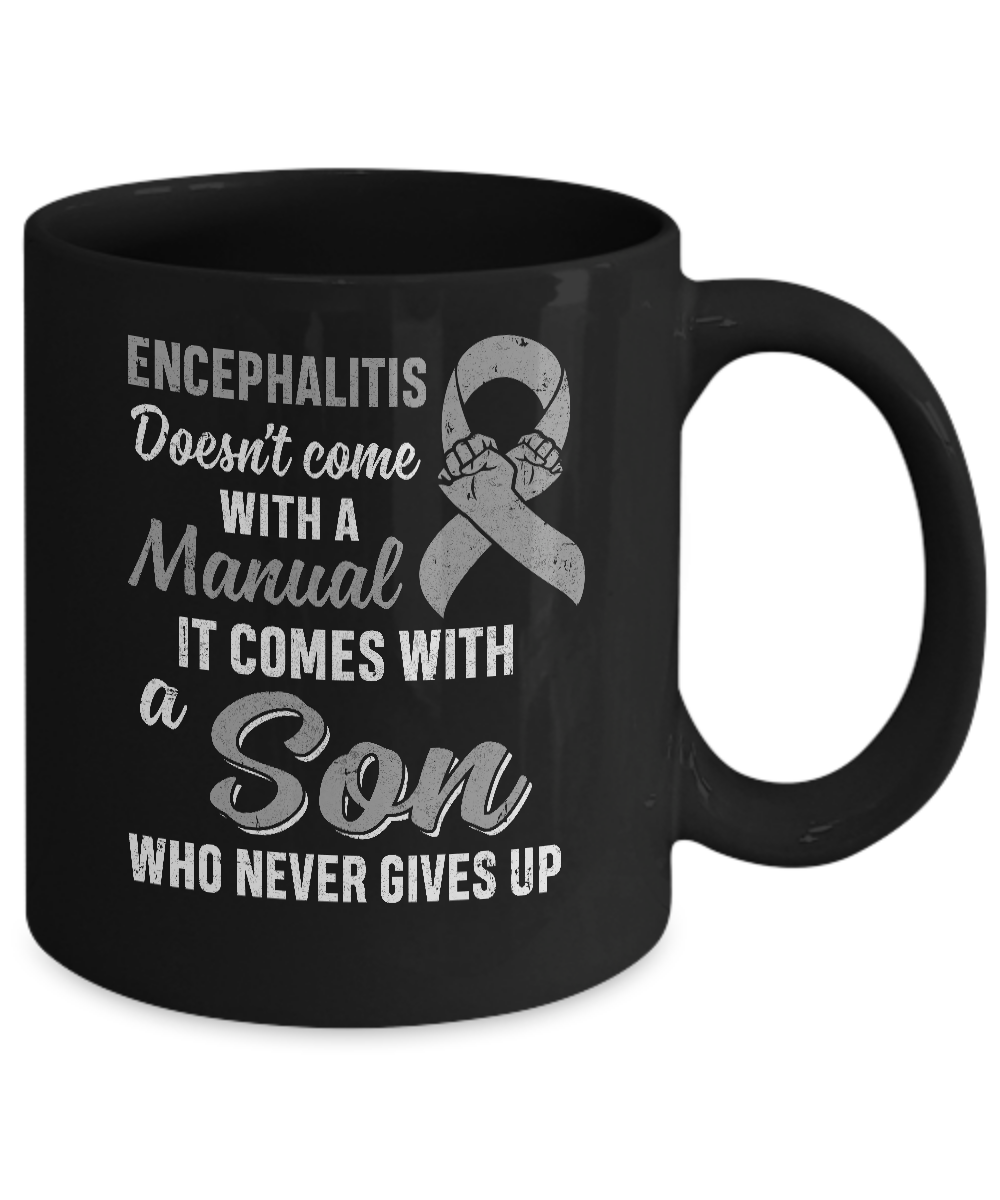 Encephalitis Awareness Son Warrior Gifts Mug Coffee Mug | Teecentury.com