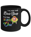 I'm Not The Black Sheep I'm The Tie Dyed One Mug Coffee Mug | Teecentury.com