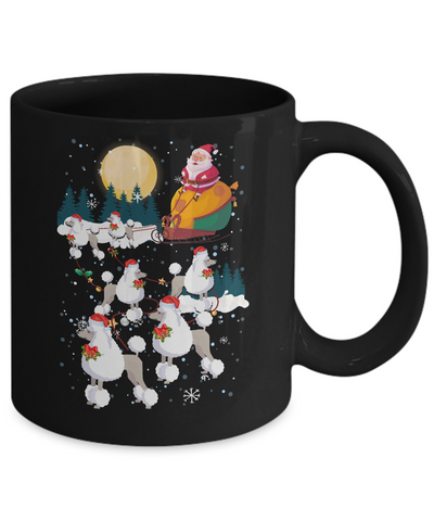 Dog Reindeer Poodle Christmas Gift Mug Coffee Mug | Teecentury.com