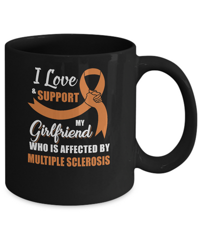 Multiple Sclerosis Awareness Support Orange Girlfriend Boyfriend Mug Coffee Mug | Teecentury.com