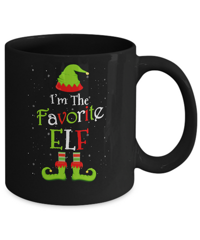 I'm The Favorite Elf Family Matching Funny Christmas Group Gift Mug Coffee Mug | Teecentury.com