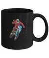 Motocross Christmas Santa Biker Mug Coffee Mug | Teecentury.com