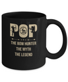 Pop The Bow Hunter The Myth The Legend Funny Hunting Mug Coffee Mug | Teecentury.com
