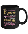 September Girls Queen Is Diamond Strong Beautiful Mug Coffee Mug | Teecentury.com