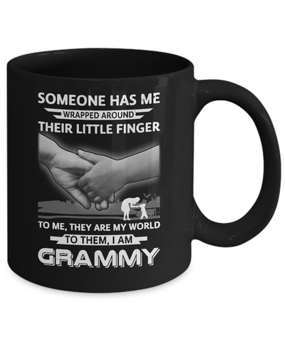 Someone Has Me Wrapped Around Their Little Finger GRAMMY Mug Coffee Mug | Teecentury.com