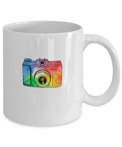 Awesome Camera Of Photographer Photography Colourful Mug Coffee Mug | Teecentury.com