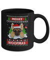 German Shepherd Merry Woofmas Ugly Christmas Sweater Mug Coffee Mug | Teecentury.com