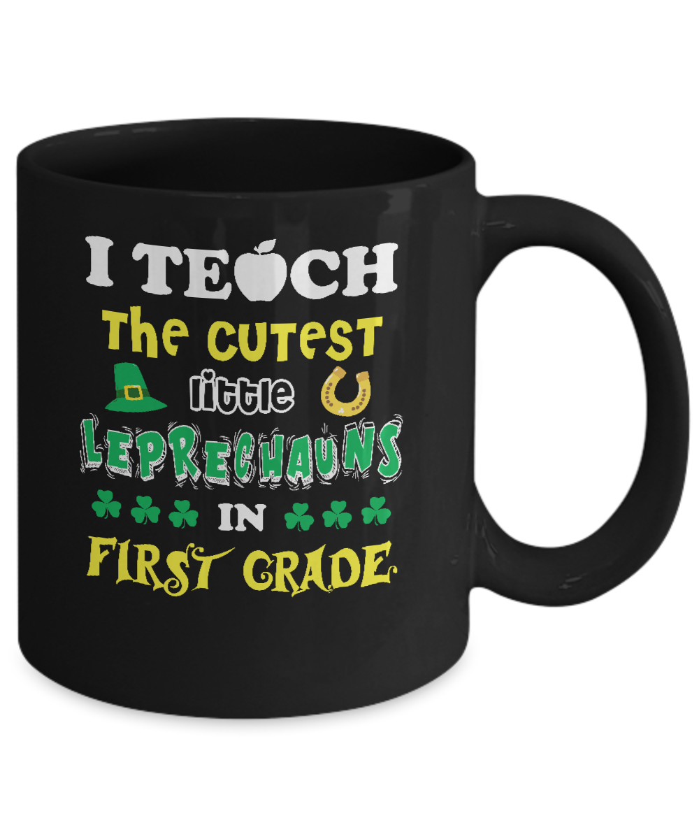 First Grade Leprechaun St Patricks Day Teacher Mug Coffee Mug | Teecentury.com