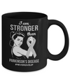 I Am Stronger Than Parkinson's Disease Awareness Support Mug Coffee Mug | Teecentury.com