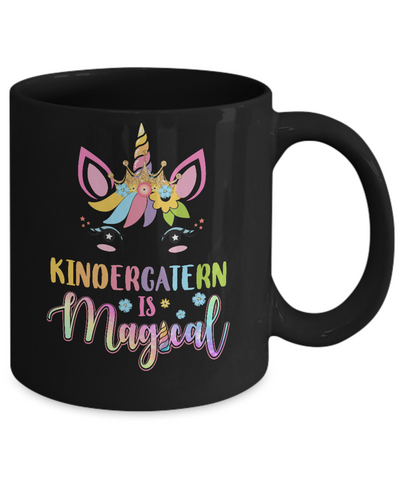 Kindergarten Grade Is Magical Unicorn Back To School Mug Coffee Mug | Teecentury.com