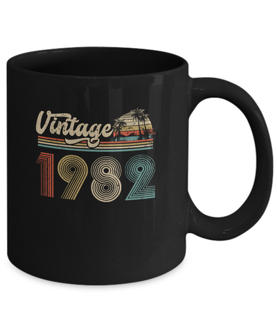 40th Birthday Gift Vintage 1982 Classic Mug Coffee Mug | Teecentury.com