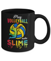 Play Volleyball Make Slime Watercolor For Girl Women Mug Coffee Mug | Teecentury.com