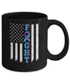 Suicide Prevention Awareness American Flag Distressed Mug Coffee Mug | Teecentury.com