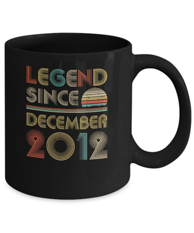 Legend Since December 2012 Vintage 10th Birthday Gifts Mug Coffee Mug | Teecentury.com