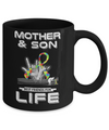 Mother And Son Best Friends For Life Autism Awareness Mug Coffee Mug | Teecentury.com
