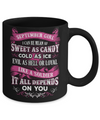 September Girl I Can Be Mean Af Sweet Candy Ice Hell Soldier Depends On You Mug Coffee Mug | Teecentury.com