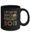 Legend Since February 2011 Vintage 11th Birthday Gifts Mug Coffee Mug | Teecentury.com