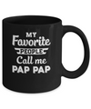 My Favorite People Call Me Pap Pap Fathers Day Gift Mug Coffee Mug | Teecentury.com