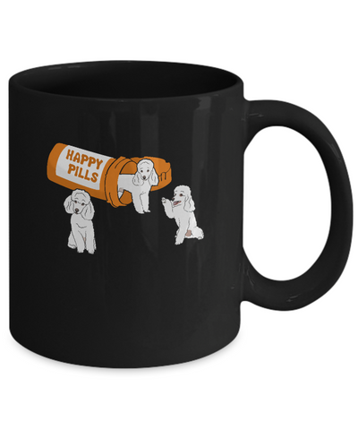 Poodles Happy Pills Mug Coffee Mug | Teecentury.com