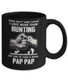 I Love More Than Hunting Being Pap Pap Funny Fathers Day Mug Coffee Mug | Teecentury.com
