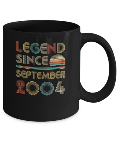 Legend Since September 2004 Vintage 18th Birthday Gifts Mug Coffee Mug | Teecentury.com