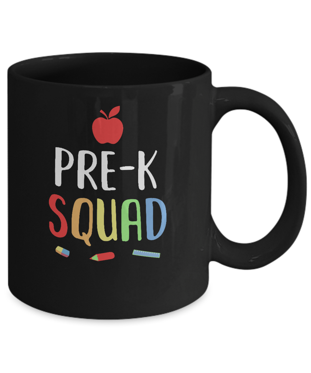 Pre-K Preschool Squad Back To School Teacher Gift Mug Coffee Mug | Teecentury.com