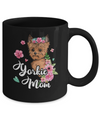 Yorkie Mom Funny Dog Mom Gift Idea Mug Coffee Mug | Teecentury.com