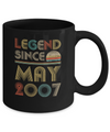 Legend Since May 2007 Vintage 15th Birthday Gifts Mug Coffee Mug | Teecentury.com