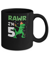 Rawr I'm 5 Birthday Gifts 2017 Dinosaur For Boys Mug Coffee Mug | Teecentury.com