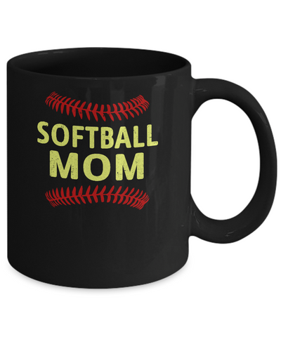Softball Mom Mug Coffee Mug | Teecentury.com
