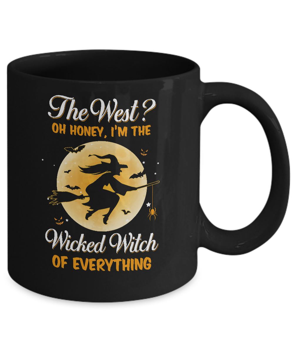 The West Oh Honey I'm The Wicked Witch Funny Halloween Mug Coffee Mug | Teecentury.com