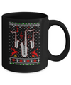 Santa Saxophone Ugly Christmas Sweater Gifts Mug Coffee Mug | Teecentury.com