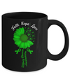 Faith Hope Love Green Kidney Disease Awareness Mug Coffee Mug | Teecentury.com