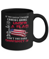 Veteran If You Haven't Risked Coming Home Under Flag Mug Coffee Mug | Teecentury.com