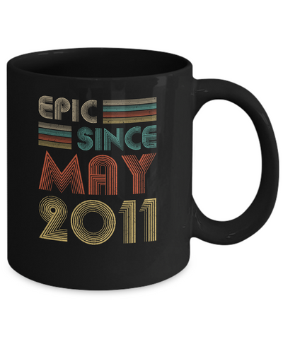 Epic Since May 2011 Vintage 11th Birthday Gifts Mug Coffee Mug | Teecentury.com