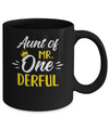 Aunt Of Mr Onederful 1st Birthday Party Costumes Gifts Mug Coffee Mug | Teecentury.com