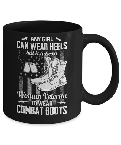 Woman Veteran To Wear Combat Boots Mug Coffee Mug | Teecentury.com