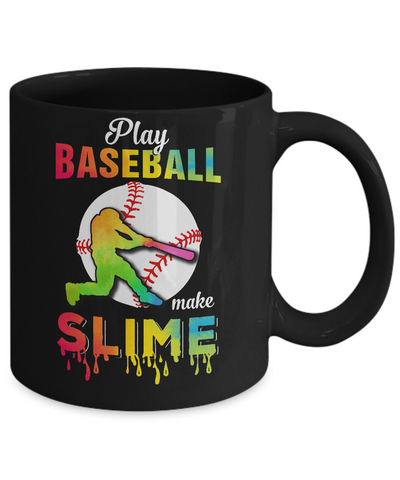 Play Baseball Make Slime Watercolor For Girl Women Mug Coffee Mug | Teecentury.com