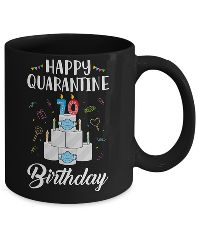 70th Birthday Gift Idea 1952 Happy Quarantine Birthday Mug Coffee Mug | Teecentury.com