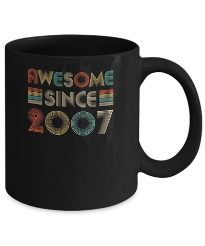 Awesome Since 2007 15th Birthday Gifts Mug Coffee Mug | Teecentury.com