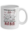 Someone Called Me Nana Elephant Red Plaid Mother's Day Mug Coffee Mug | Teecentury.com