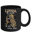Libra Queen Wake Pray Slay September October Girl Birthday Gift Mug Coffee Mug | Teecentury.com