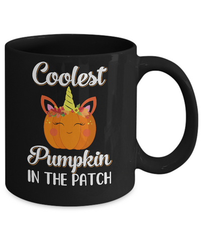 Kids Coolest Pumpkin In The Patch Halloween Costume Boys Mug Coffee Mug | Teecentury.com