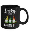 Lucky And I Gnome It Funny St. Patrick's Day Gnome Mug Coffee Mug | Teecentury.com