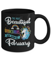 The Most Beautiful Unicorns Are Born In February Birthday Mug Coffee Mug | Teecentury.com