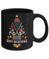 Happy Hockeydays Ice Hockey Christmas Tree Funny Xmas Gift Mug Coffee Mug | Teecentury.com